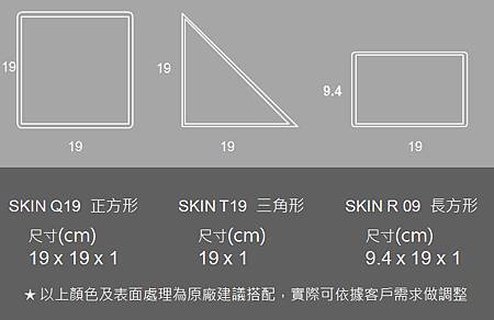 SKIN系列形狀