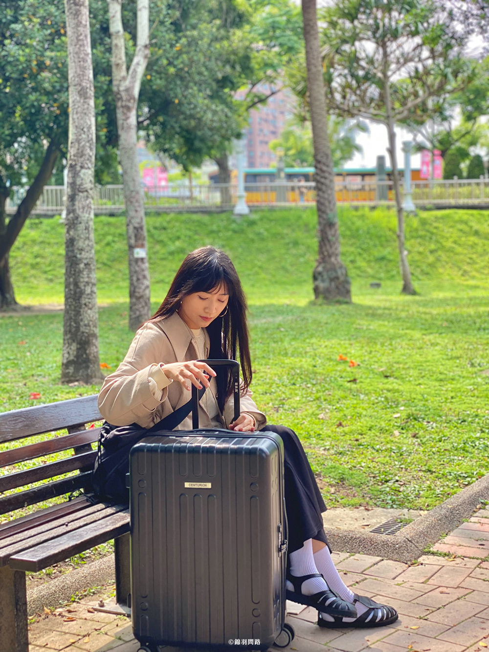 【開箱】陪我走進新生活的第一個行李箱CENTURION 百 07.jpg