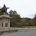 2008日本東北秋旬  青葉城跡(伊達政宗雕像周景)