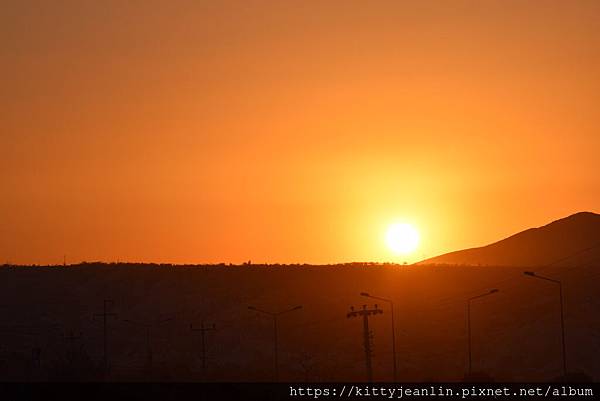 Sunset in RAMADA CAPPADOCIA HOTEL