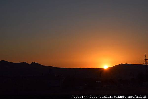 Sunset in RAMADA CAPPADOCIA HOTEL