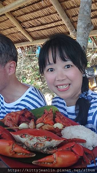 午餐 in 水牛島上的海鮮燒烤餐