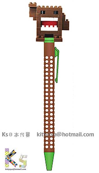 nanoblock pen+迷你樂高原子筆 第二彈 NHK多摩君 $430 A