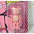 已售完-日本大阪環球影城限定商品 Be@rbrick 頑皮豹  Pink Panther 100%吊卡