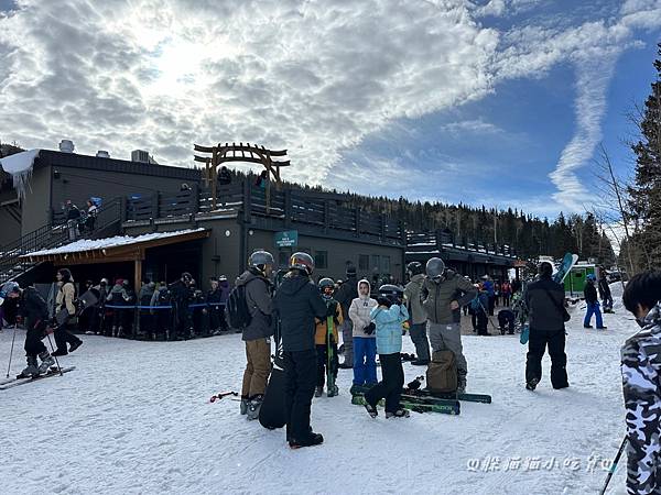 亞利桑那州「雪碗」snowbowl滑雪場~喵與雪的第一次親蜜