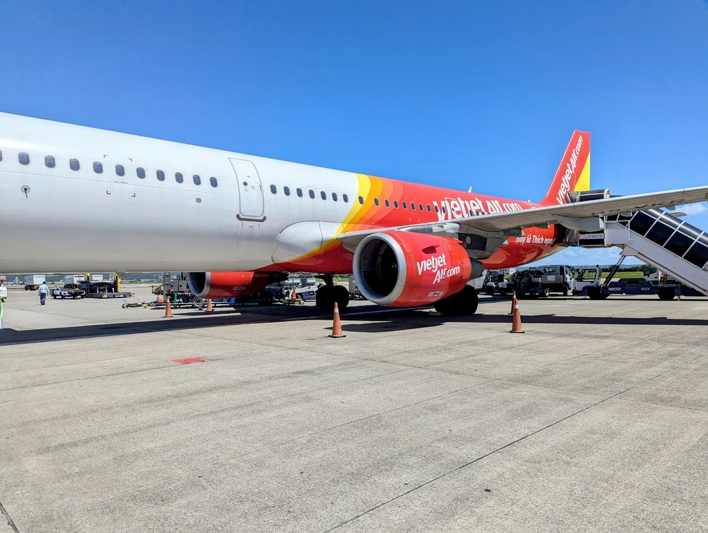 泰越捷 Thai Vietjet Air 大阪回到桃園 航班