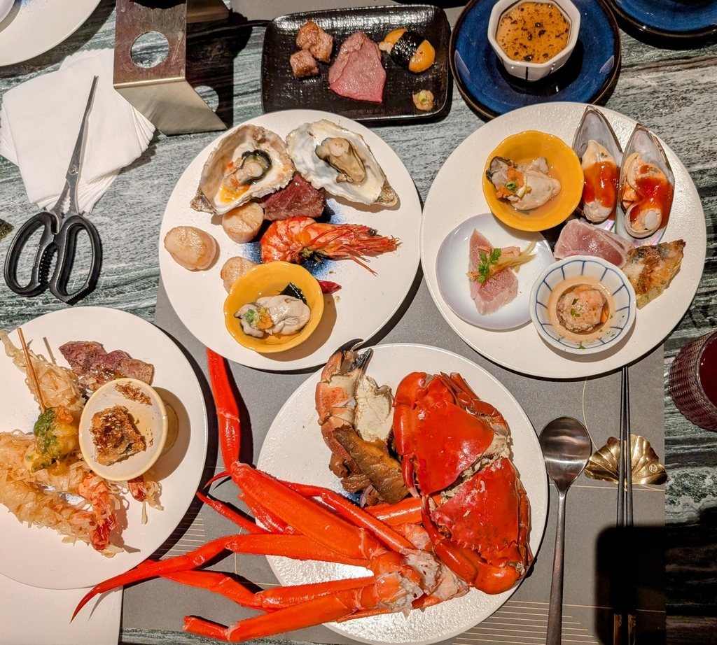 饗賓集團旗下 台南第一間最頂級吃到飽 旭集 Buffet 