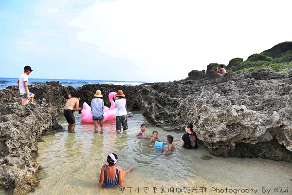 屏東墾丁小巴里島珊瑚礁岩灘恆春景點親子遊玩水0637