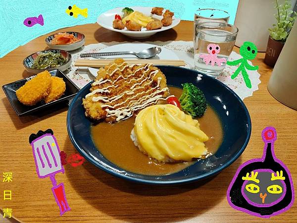 豬排多露黑咖哩飯