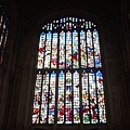 Stained glasses in King's College Chapel