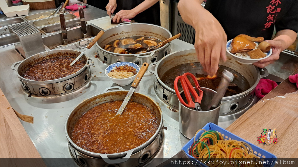 台中大里美食|林記飯館|大里滷肉飯便當|銅板價美食|控肉軟Q