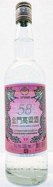 金門地區專用酒(紅標)0.6L-58度