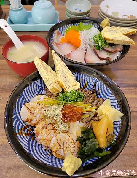 彰化鹿港美食．神樂亭(生魚片.日式丼飯