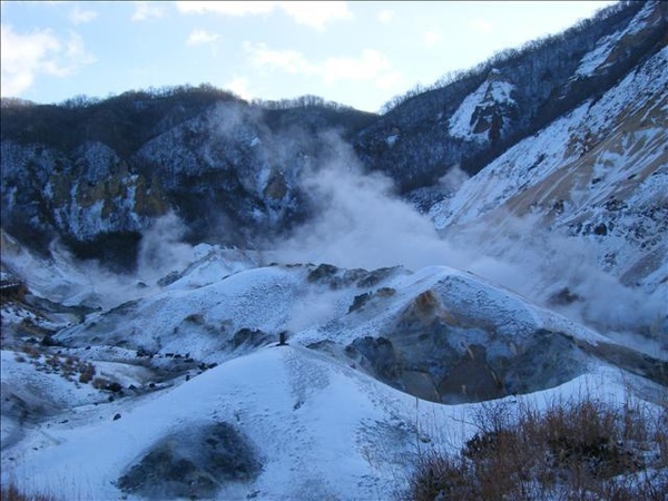 地熱冰雪共存