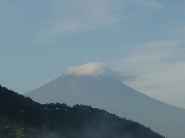 從飯店可以看到富士山