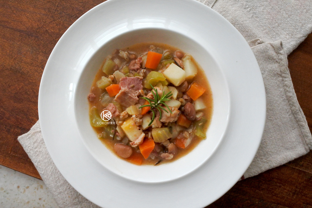 KOKO好食光｜托斯卡尼法羅麥蔬菜湯Zuppa di Far