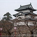 弘前城遺跡 天守閣,依舊沒有櫻花 TAT (in青森縣)