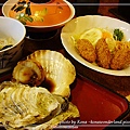 松島名產-牡蠣(就右上角那盤炸物啦...我不愛吃的 TAT)