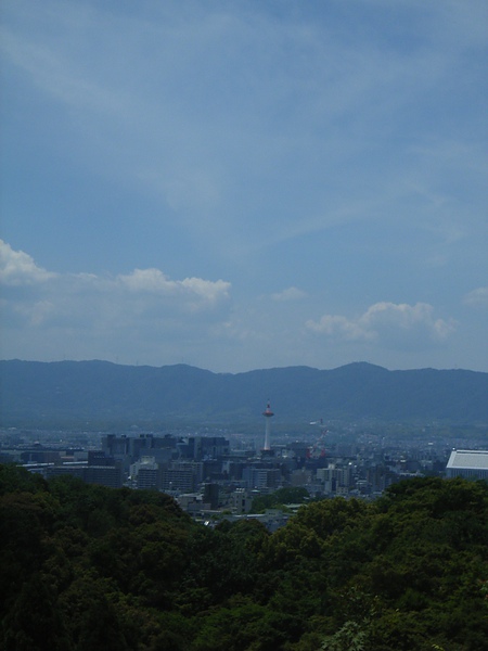 天氣超晴朗～可以遠眺 京都塔