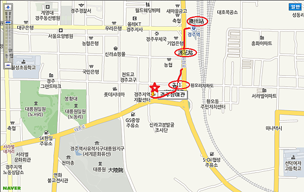 慶州莊地圖