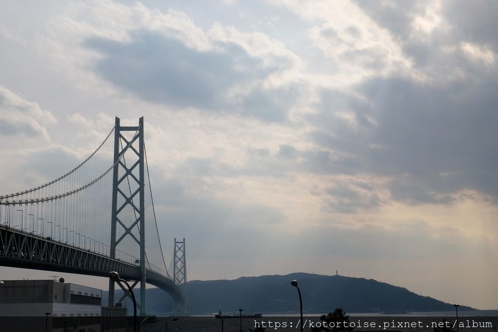 [日本關西] 日落美景 !!! 明石海峽大橋和舞子海上步道
