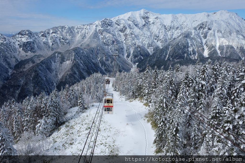 [日本北陸] 令人屏息的雪國美景 - 新穗高纜車