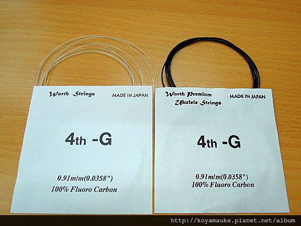 WORTH烏克麗麗弦:C-LG (透明 low G 單弦) WORTH烏克麗麗弦:C-LG (透明 low G 單弦)