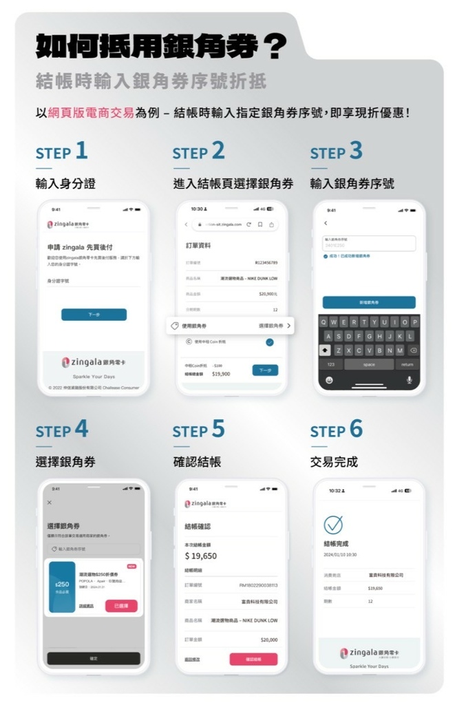 zingala 银角零卡 银角卷X中租Coin 从在线到线下