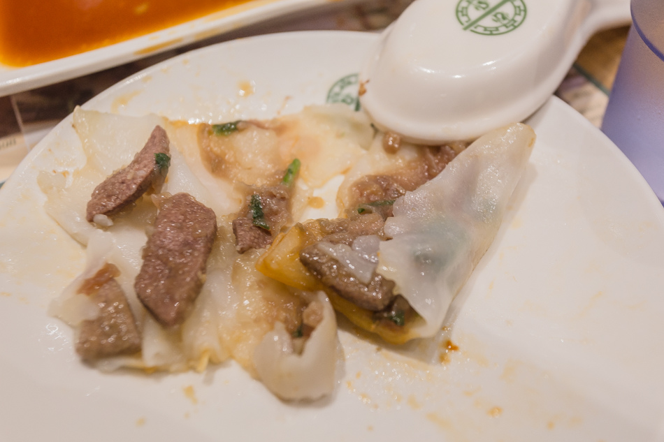 台中美食 - 添好運大遠百店 - 黃沙豬潤腸
