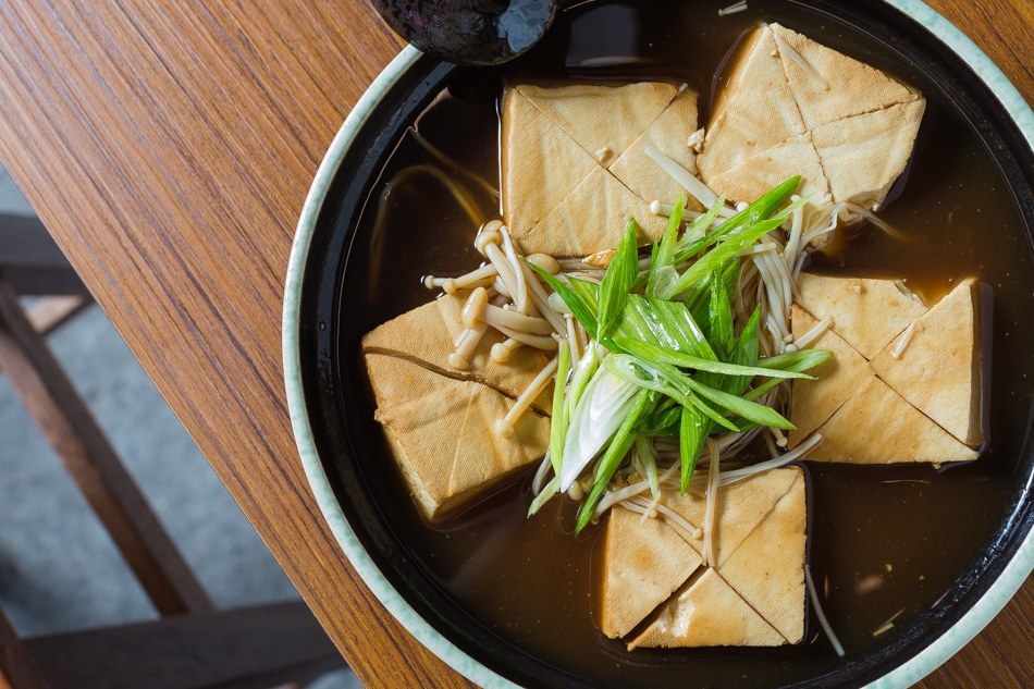 鳳山美食參福麵線。豆腐