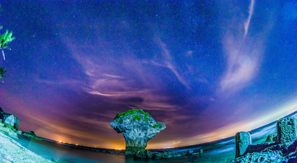 小琉球花瓶岩夜拍