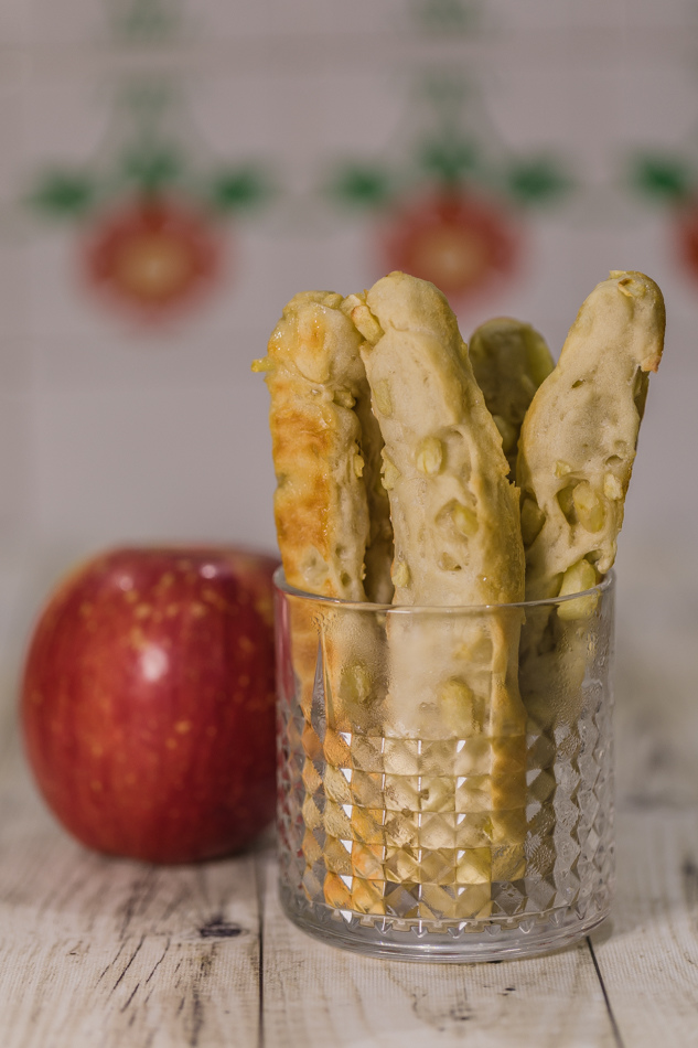 食譜分享-清爽蘋果麵包棒