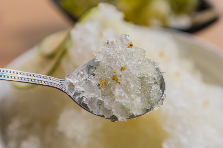 175A0749.jpg 泉捌月冰品甜點展示,包含芋頭西米露等經典款式