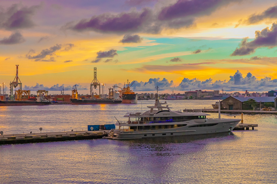 光榮碼頭 夕陽 光榮碼頭 夕陽