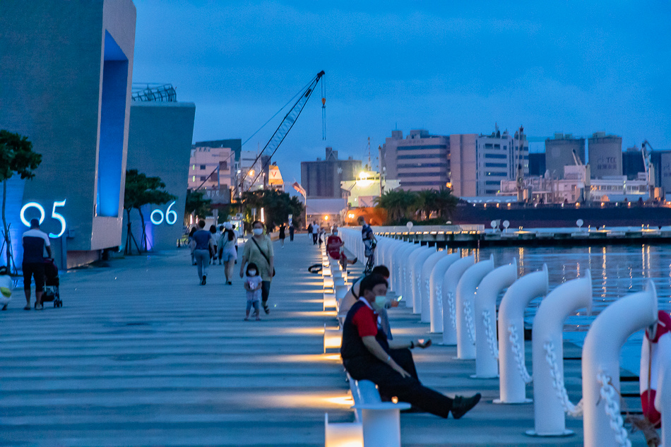 光榮碼頭 夕陽