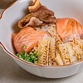 炙燒星鰻鮭魚比目魚鰭邊肉丼