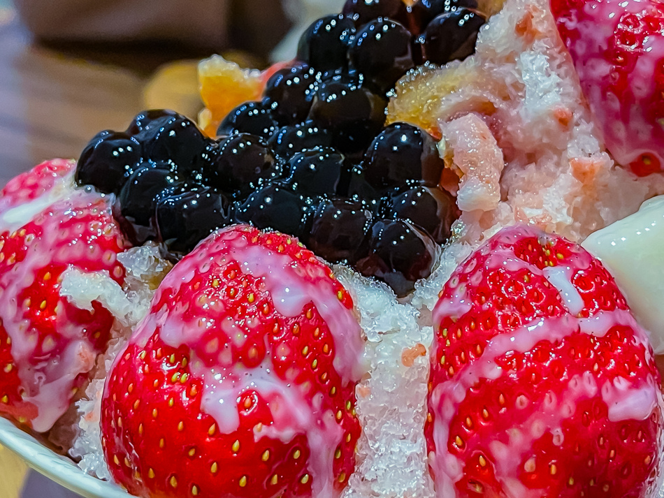 鳳山美食 - 良品冰室草莓冰