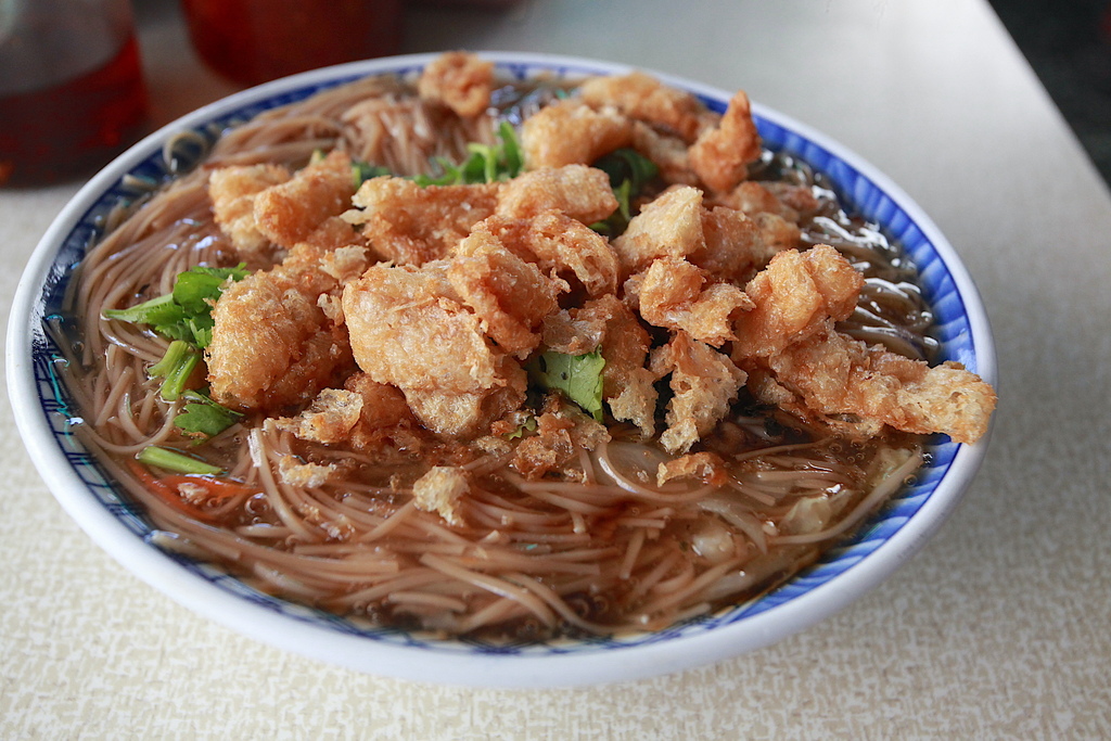 吃。高雄美食｜鳳山區。「素食麵線糊」「素食麵線糊」。