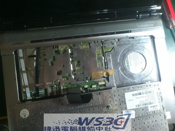 HP DV6000 LCD破裂更換-8