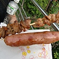 20100306菁桐老街-山豬肉跟烤香腸