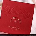 可艾婚禮 東方紅 進口喜帖婚卡 