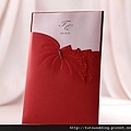可艾婚禮 東方紅 進口喜帖婚卡 
