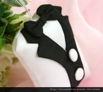 可艾婚禮小物 白西裝禮服香包