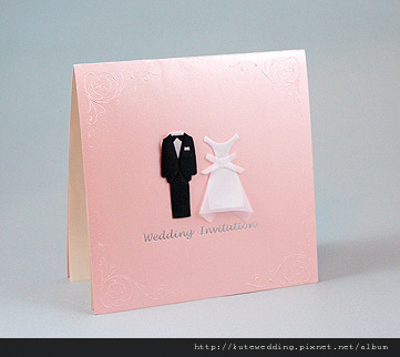 可艾喜帖設計 西式婚卡