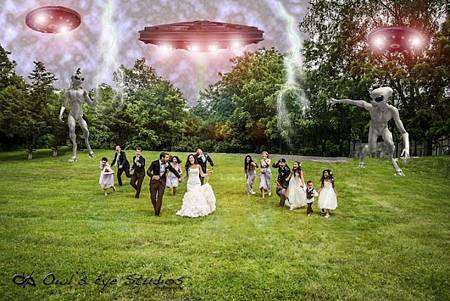 我的婚禮被攻擊了!婚紗攝影新玩法 我的婚禮被攻擊了!婚紗攝影新玩法