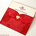 可艾婚禮 東方紅 進口喜帖婚卡