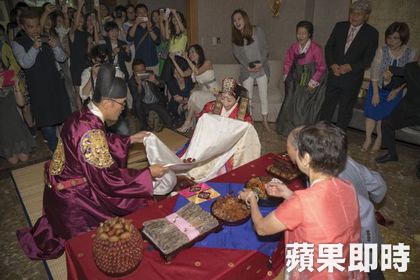 許茹芸首爾婚禮 韓式古禮 許茹芸首爾婚禮 韓式古禮