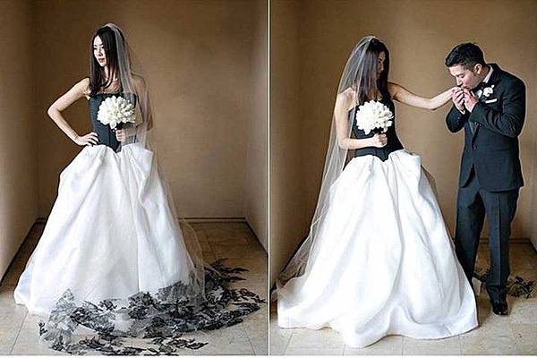 孫瑩瑩 黑白風婚禮