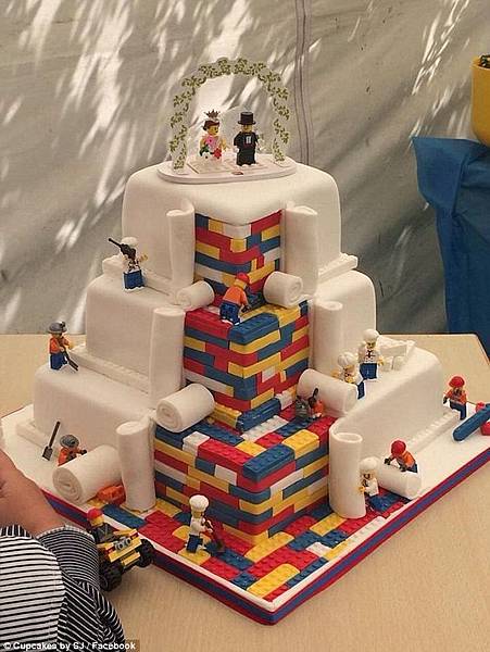 Lego 樂高 結婚蛋糕 Lego 樂高 結婚蛋糕