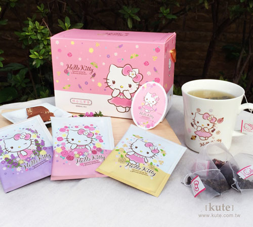 Hello Kitty 花草茶包茶杯組 婚禮小物